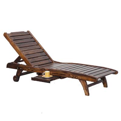 China Beach Leisure Folding Balcony Nap Chair Household Contemporary Solid Wood Back Chair for sale