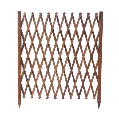 China Easily Assembled Wood Trellis Fencing Outdoor Decorative Flower Plant Garden Climbing Trellis Easy Install Retractable Backyard Trellis Fence for sale