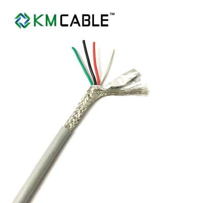 China Aussortierte Servoleistungsstärke-Kabel PVC-Jacken-graue Jacke 8*0.14mm2 zu verkaufen