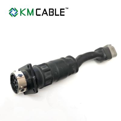 China Material rápido resistente del cobre del conector del conector macho de Pin M12 5 de agua en venta