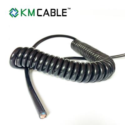 China 4 Sq Mm Coiled Electrical Cable Portable Street LED Light No Silicone for sale