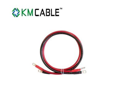 China Power Inverter Battery Connection Cables Flexible PVC Insulation No Silicone for sale