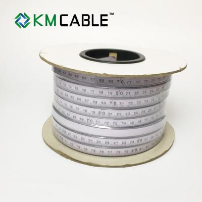 China Alarmas visibles del carrete de cable del ABS de la cinta los 500M del metro del nivel del agua de la industria en venta