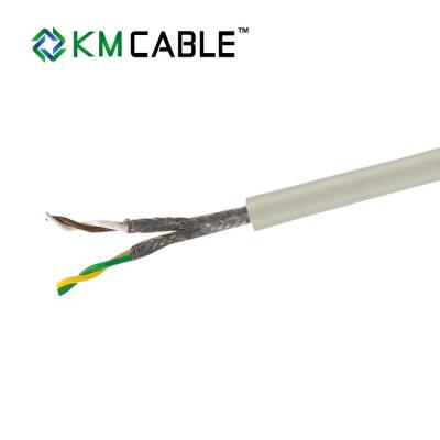 China El enchufe flexible de ADR del cable del filamento multi gris de la chaqueta estañó el escudo trenzado de cobre en venta