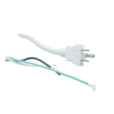 China Home Appliance Taiwan BSMI Approved ZB-03T 125V 250V 3 Pin PVC Extension Plug Mains Power Cable Universal Cord for sale