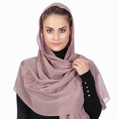 China 2020 High Quality Muslim Chiffon Women Crinkle Hijab Scarf Chiffon Head ScarvesTurban Soft Solid Shawls And Wraps Hijab for sale