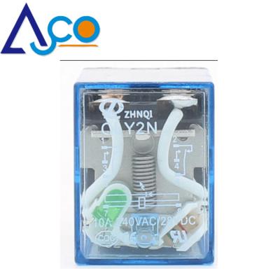 China QLY2-DC24V Point QLY2N DC Spot Relay Universal DC24V Small Relay 8 Feet Intermediate Relay QLY2-DC24V for sale