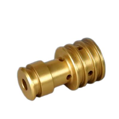 China Aluminum Mirror Polished High Precision CNC Lathe Machining Brass Copper Parts for sale