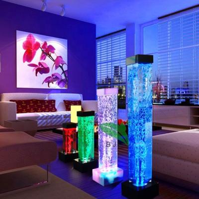 China Home Wedding Decoration Led Light Water Bubble Tubes Column Lamp for sale