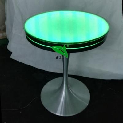 China Modern glowing led cocktail bar table night club furniture for sale for sale