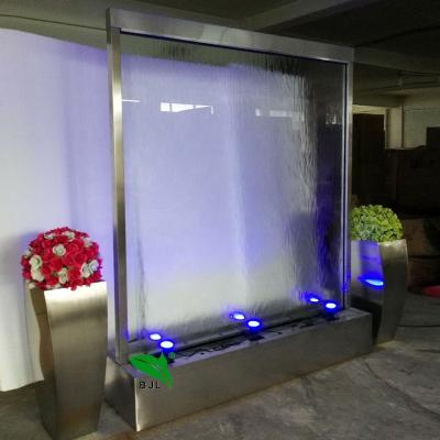 China China Supplier Indoor Minimalist Fountain Floor Standing Glass Waterfall Waterfall Wall for sale