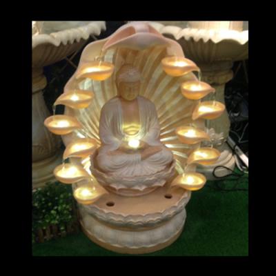 China India Buddha Resin Water Fountain for Home/Garden Decoration for sale