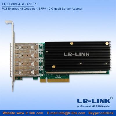 China LREC9804BF-4SFP+ PCIe x8 Quad Port SFP+ 10Gbps Server Adapter(Intel XL710 Based) for sale