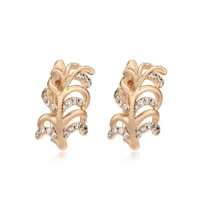 China Vintage Aretes Fashion Jewelry Earrings Women 18K Gold Plated Huggie Earrings Diamond Stud Brincos Sparkle Blanks Sublimation Earring for sale