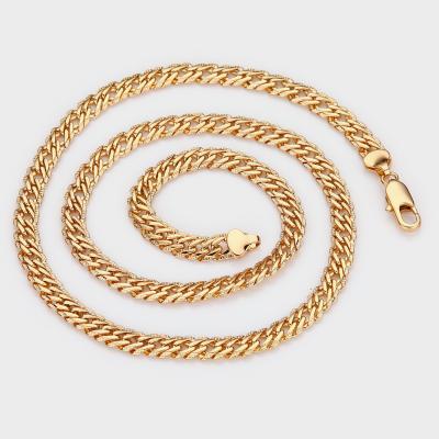 China CLASSIC Cuban Elegant Necklace Women All-match Fashion Chain Necklace Copper Good Quality Luxury Good Quality Chain Necklace for sale