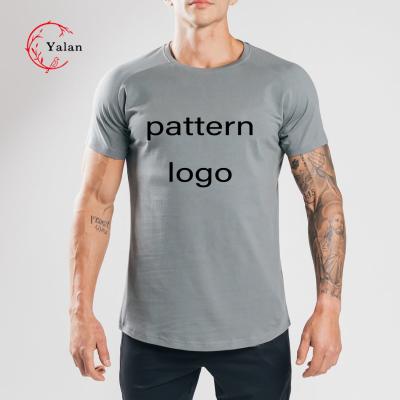 China Anti-Wrinkle 2022 New Style High Quality Cotton Mens Summer Short Sleeve 100% Raglan T-Shirts Tank Top With Logo Printed Custom Made for sale