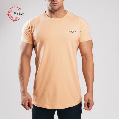 China Wholesale High Quality Slim Fit Plain Short Sleeve Anti-wrinkle Cotton T-shirt Custom Made Men's T-shirt for sale