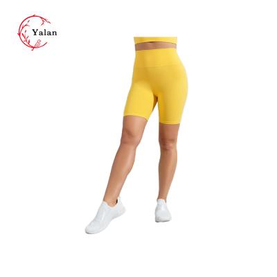 China 2022 Newest Quick Dry Fitness Yoga Service OEM Supply Breathable Running Shorts Women Gym Wear Shorts for sale