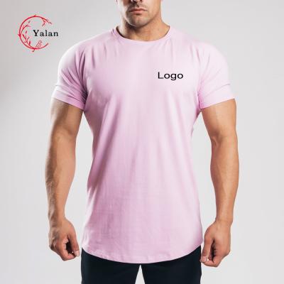 China Wholesale Custom 100% Custom Men's T-shirt Logo Embroidery Graphic Print Oversized Anti-wrinkle Quality White Cotton T-shirt Brand for sale