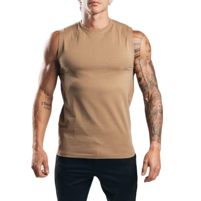 China New Collection QUICK DRY Hem Back Tank Tops Mens Sport Wear Compression Activewear Sleeveless Fitness T-Shirt for sale