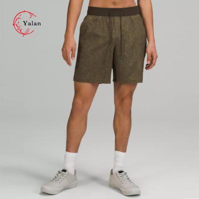 China Custom Wholesale Anti-Wrinkle Men's Casual Beach Running Sweat Men Mesh Woven Shorts Gym For Basketball Tennis Board for sale