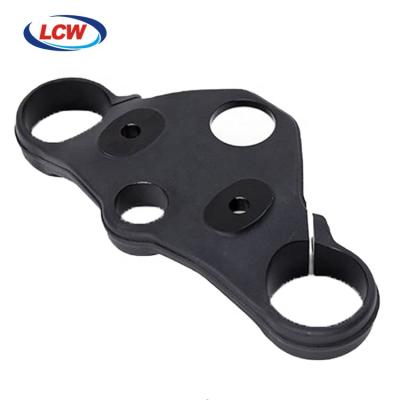 China Non-ferrous metal aluminum alloy forging and forging of factory electric bicycle modification bracket CNC machining + surface anodizing for sale