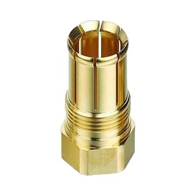 China Copper Nonferrous Metals And Aluminum Alloy Forging Processing Brass Thread Joints External CNC Turning And Milling Processing for sale