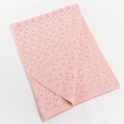 China Sofa Crib Lightweight Crib Breathable Textured Anti-pilling Pattern Baby Kids Knitted Pineapple Skin Blanket Sparkling Throw Blanket for sale