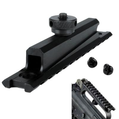 China MAGORUI Quick Release Carry Handle Flat Top 20mm Rail Scope Mount Detachable Rail Hunting for sale