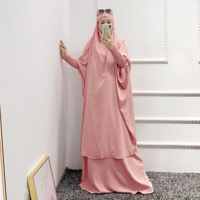 China High Quality Dubai Abaya Kaftan Burkha Long Sleeve Dress Solid Color Large Swing Doll Solid Color Muslim Dresses Women Dress Latest Long Sleeve Abaya Ladies Muslim Dress for sale