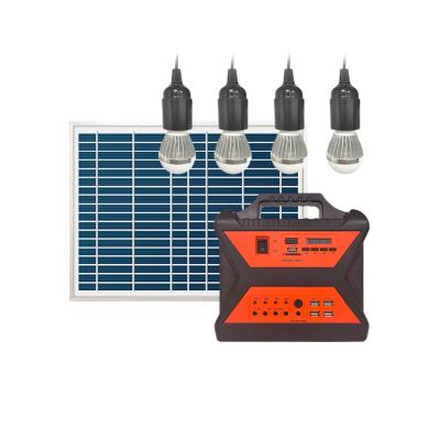 China Home Solar Generate Portable Home Solar System Bulb Home Electricity Systems Solar Generating System for sale