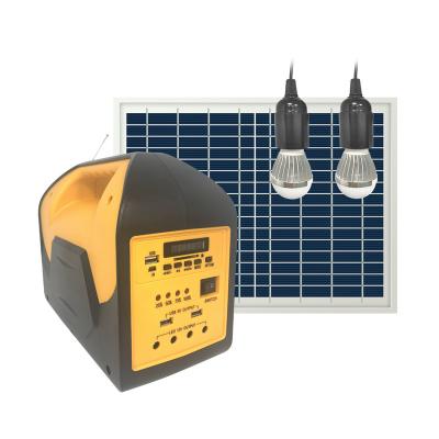 China Mini Solar Home Lighting System Multi Home Solar Power System with 4 Lights for Rural Electricity Solar Camping Kit for sale