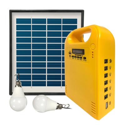 China OEM Portable Small MP3 Lamp Solar Powered Home FM Solar Powered Rechargeable Radio Music Lamp Solar Lighting Systems for sale