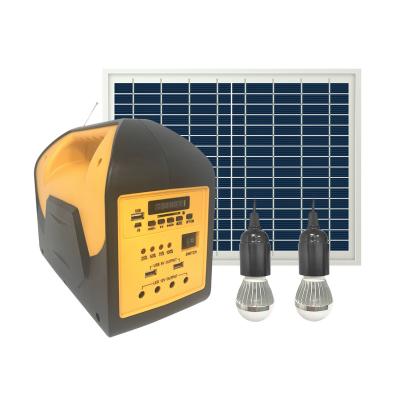 China 10w home solar power system with lithium battery power radio strong mobile charging multi solar system for home solar power home for sale