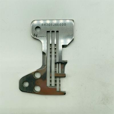 China Factory R4305-J6E-E00 H STRONG needle plate for JUKI MO-6700 6900 sewing machine spare parts for sale