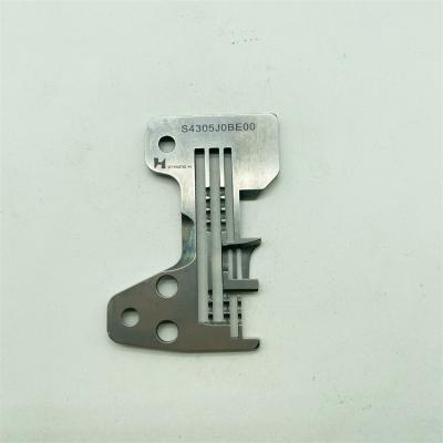 China Factory S4305J0BE00 H STRONG needle plate for JUKI MO-6700 four thread sewing machine spare parts for sale