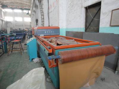 China Two Sides Cold Pressure Formed WPC Door Machine , Seamless MgO Board Production Line for sale