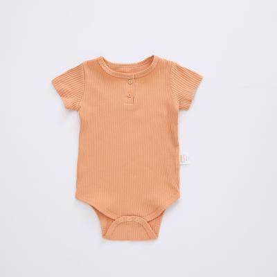 China Comfotable Solid Color High Quality Baby Knit Children's Romper Cotton Abbreviations for sale