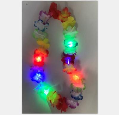 China Flower Hawaii Lei 95CM Led Turn Signal Necklace for sale