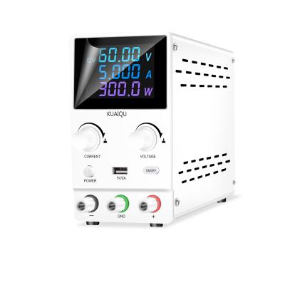 China High Precision White Regulated Power Supply NICE-POWER SPPS-B605D 60V 5A Lab Led Digital DC Regulated Changeover Power Supply for sale