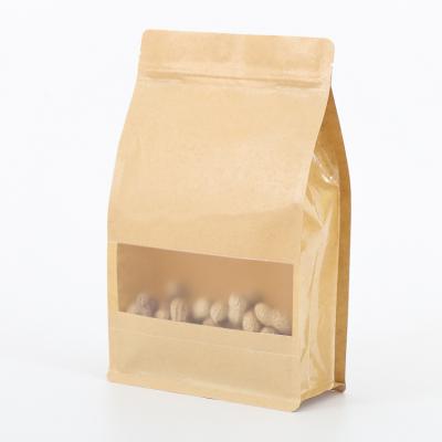 China Food 500g 1kg Low Cost Flour Craft Recyclable Printing Paper Bag Biodegradable Packaging Custom Printing Kraft Paper for sale