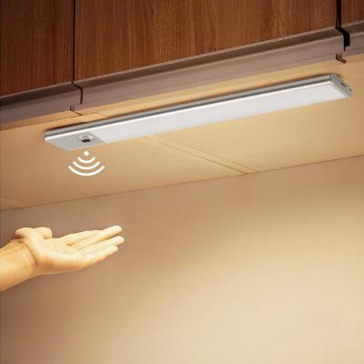 China Easy Installation Factory Price Motion Body Sensor Led Under Cabinet Lights For Kitchen Wardrobe Home Lighting for sale