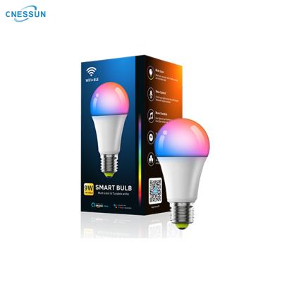 China E26 E27 LED Residential Lamp WIFI APP RGB LED Smart Remote Control Bulb Light for sale