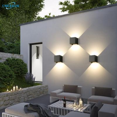 China Outdoor Indoor Courtyard 12W Wall Lamp Down Aluminum Decorate Sconce Bedroom LED Wall Light for sale