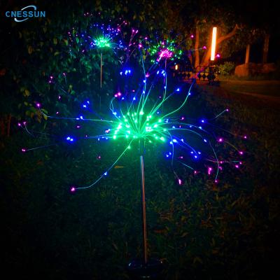 China Fairy Solar Firework Lights Outdoor LED Lamp Solar Firework Yard Garden Christmas Lighting for sale