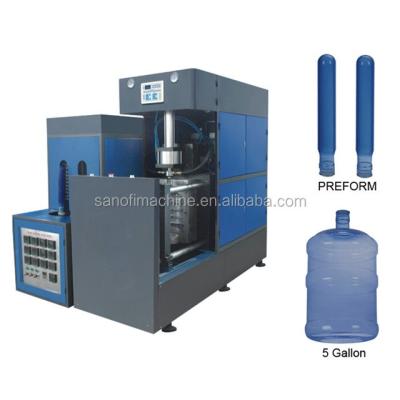 China Semi Automatic Bottle Blowing Machine 5 Gallon Plastic Pet Bottle Blowing Machine for sale