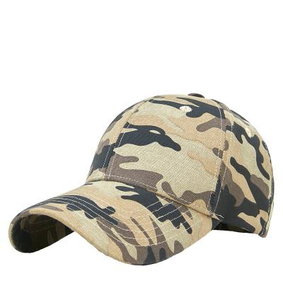 China Custom men's and women's spring and summer border fashion jungle camouflage baseball cap off-road outdoor casual sun-proof for sale