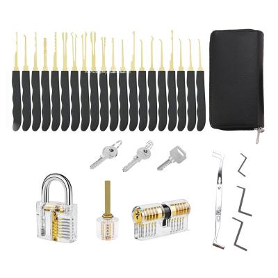 China Professional Stainless Steel Lock Pick Set Locksmith Tool Hardware Stainless Steel Lock DIY Tools for sale