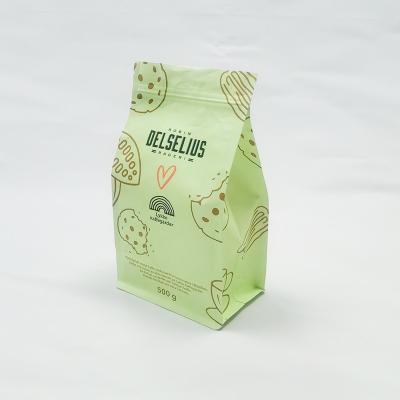 China Full Custom 100% Sustainable Biodegradable Biodegradable Plastic Bag Seed Food Doypack Packaging With Tear Notch for sale