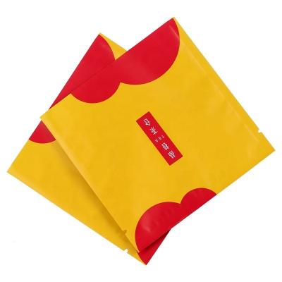 China Transparent One Side Mylar Moisture Proof Bag Bags Custom Heat Seal Small Three Side Bag Matte Sachet Empty Tea Seal Coffee Sachet For Tea for sale